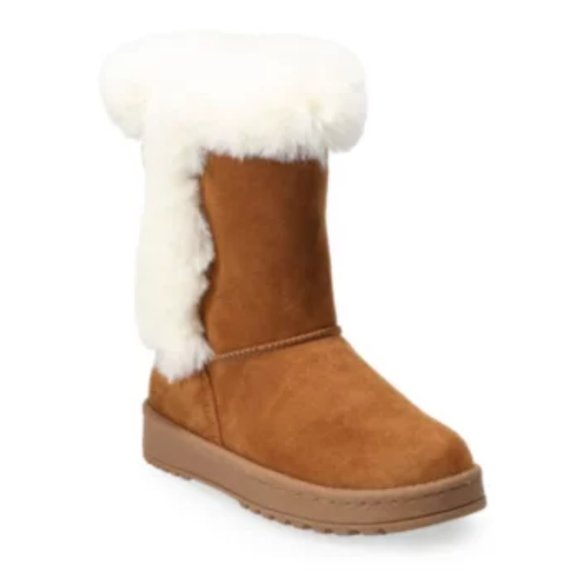 SO SOPHIA BIG GIRLS CHESTNUT WINTER BOOTS (SIZE 6) - Picture 16 of 16